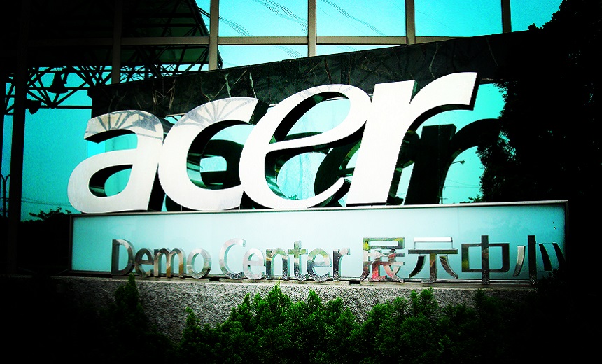 Acer Reportedly Targeted by Ransomware Gang - BankInfoSecurity