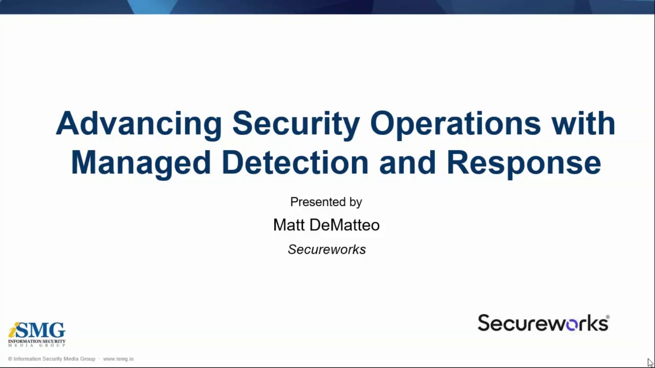 Advancing Security Operations With Managed Detection and Response