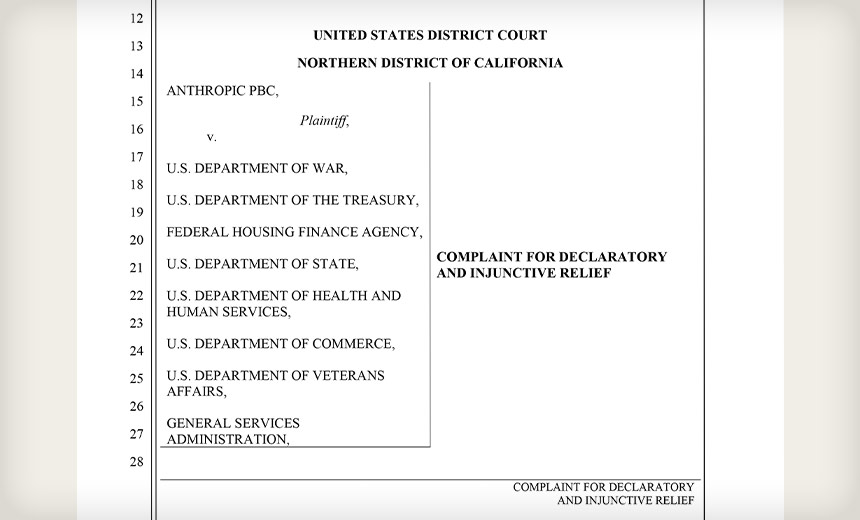 Anthropic Sues After US Government Cuts Off AI Contracts