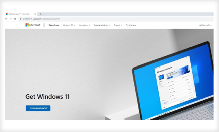 Windows Rip Offs Fake Windows Upgrade Site Delivering Info-Stealer Malware