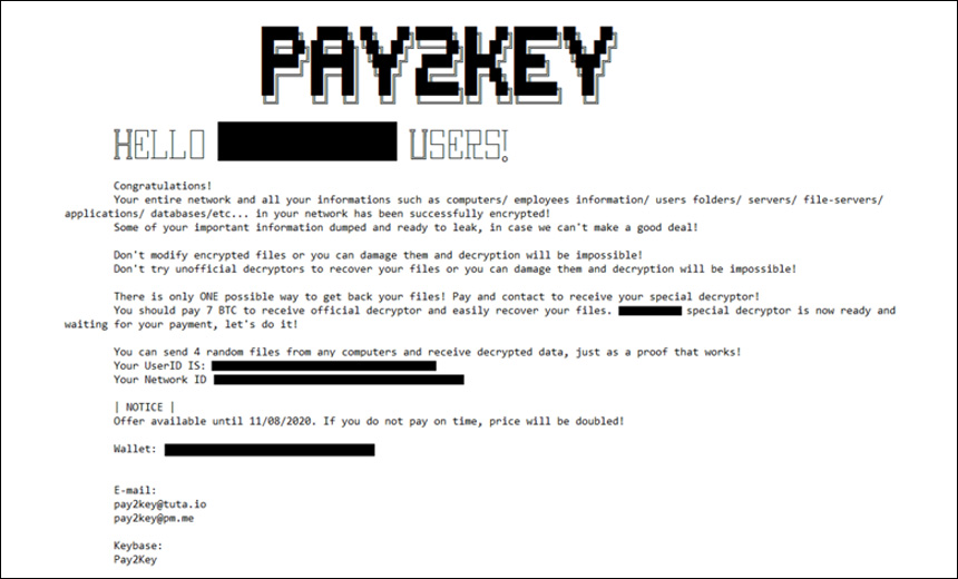 Pay2Key Ransomware Hits Israeli Targets - GovInfoSecurity