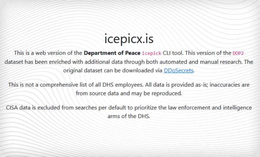 DHS Strikes Back, Targeting Icepick Leaks