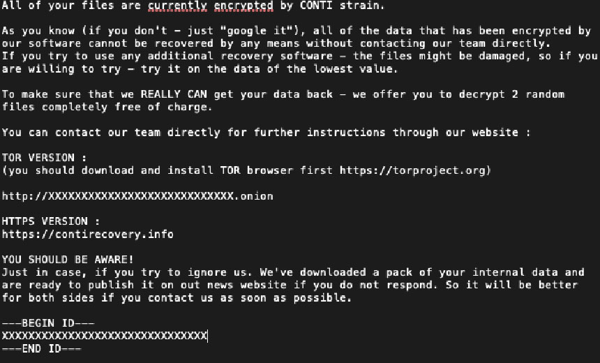 Cybercrime Moves: Conti Ransomware Absorbs TrickBot Malware