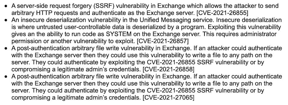 Microsoft Patches Four Zero-Day Flaws in Exchange
