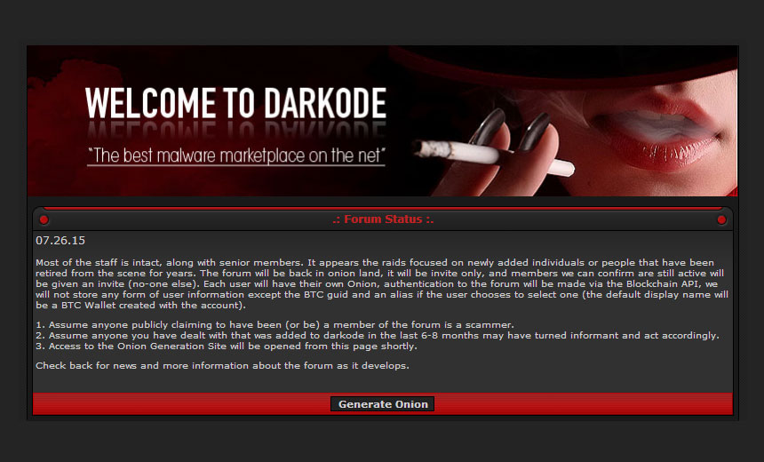 Darkode Reboot: All Bark, No Bite? - BankInfoSecurity