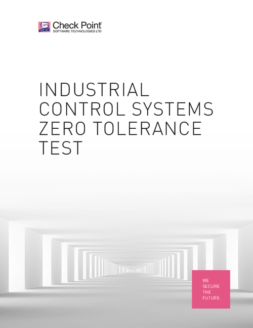 Industrial Control Systems Zero Tolerance Test