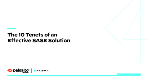 Sarse Examples The 10 Tenets of an Effective SASE Solution - BankInfoSecurity