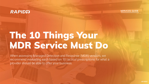 Mdr Email The 10 Things Your MDR Service Must Do - BankInfoSecurity
