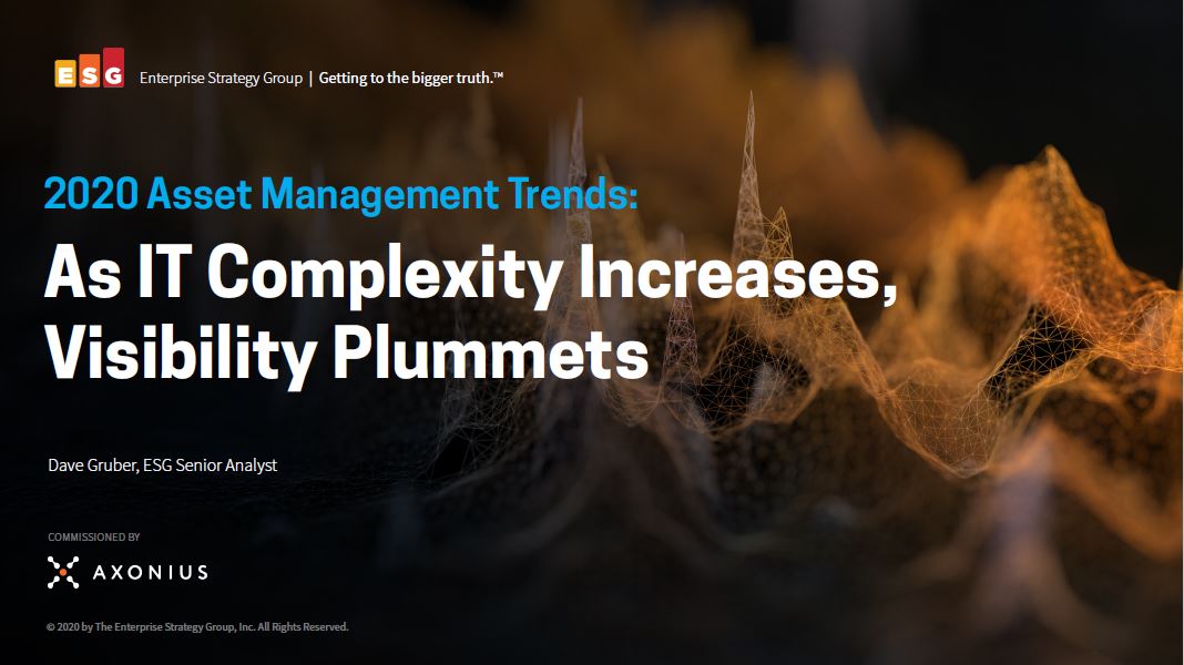 2020 Asset Management Trends: As IT Complexity Increases, Visibility ...