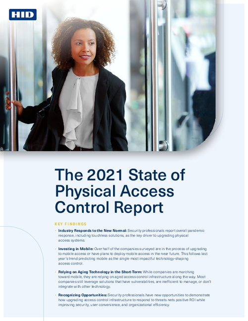 2021 State of Physical Access Control Report - GovInfoSecurity