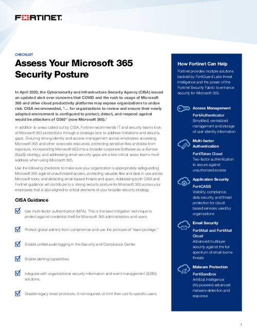 Assess Your Microsoft 365 Security Posture - GovInfoSecurity