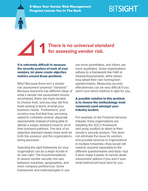 Vendor Risk Problems Assessing Vendor Risk: Challenges and Tips - BankInfoSecurity