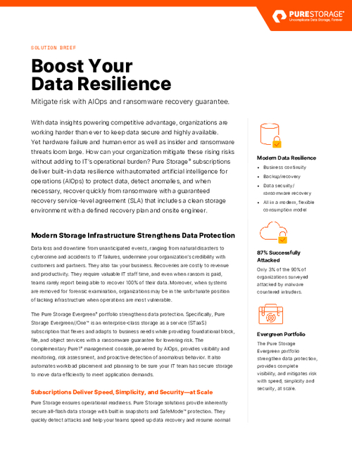 Boost Your Data Resilience - GovInfoSecurity