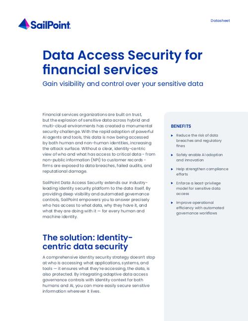 Data Access Security for Financial Services - BankInfoSecurity