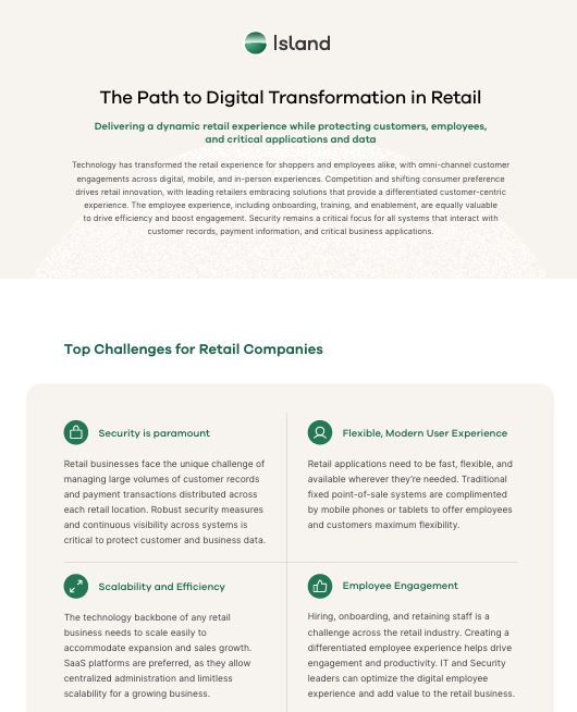 Enterprise Browser: Digital Transformation in Retail