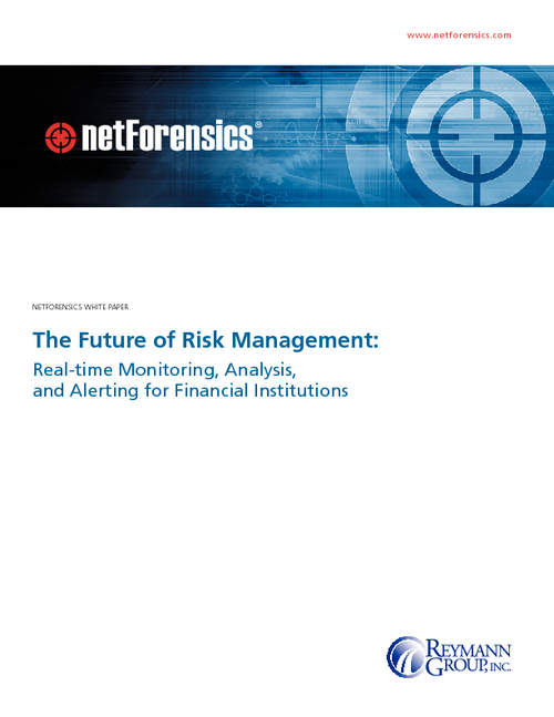 Real Time Risk Analytics The Future of Risk Management: Real-time Monitoring, Analysis, & Alerting