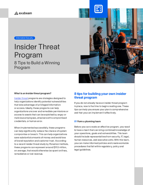 Insider Threat Programs: 8 Tips to Build a Winning Program