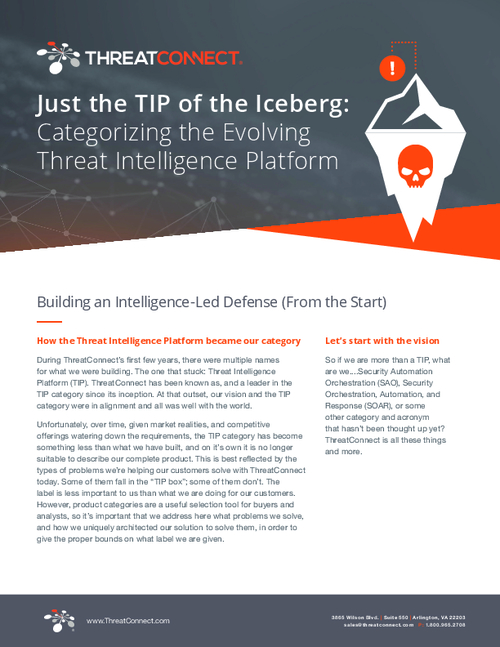 How Does The Evolving Threat Intelligence Platform Fit Into Your ...