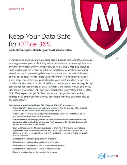 Keep Your Data Safe for Office 365 - BankInfoSecurity