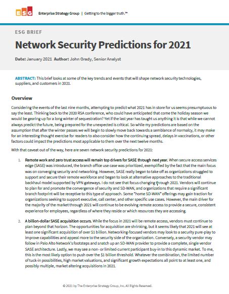 Network Security Predictions for 2021 - GovInfoSecurity