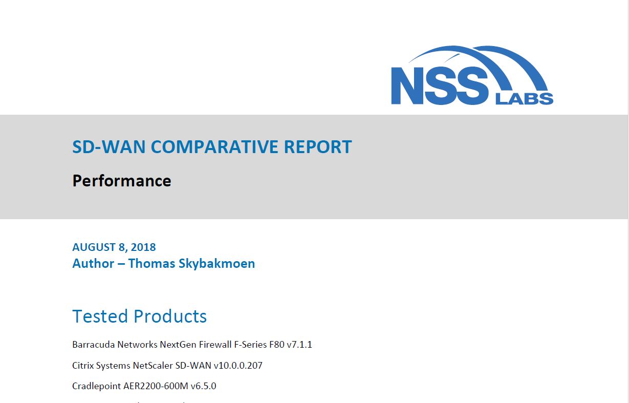 NSS Labs Comparative Report: What You Need To Know When Selecting SD ...