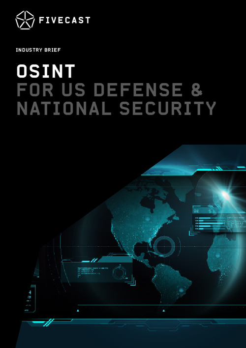 OSINT for US Defense & National Security