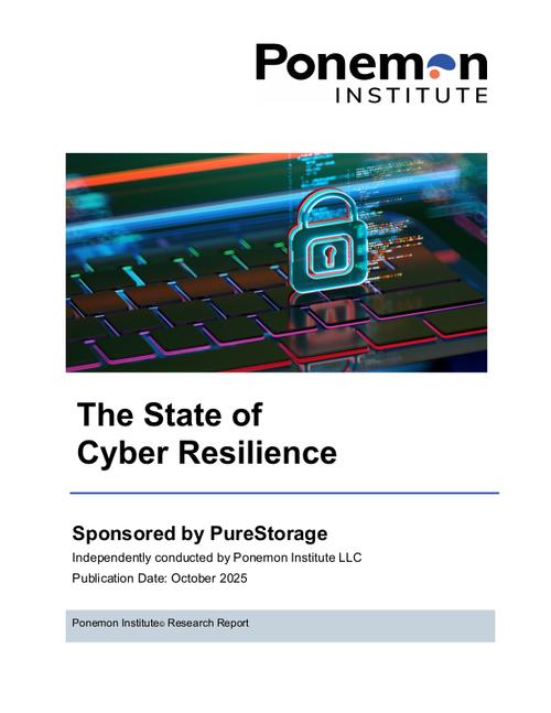 New Ponemon Study: Strengthening Cyber Resilience Through Secure Storage