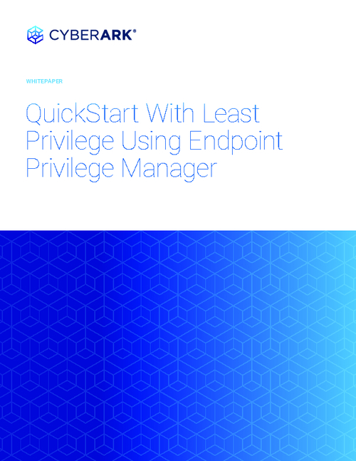 QuickStart With Least Privilege Using Endpoint Privilege Manager