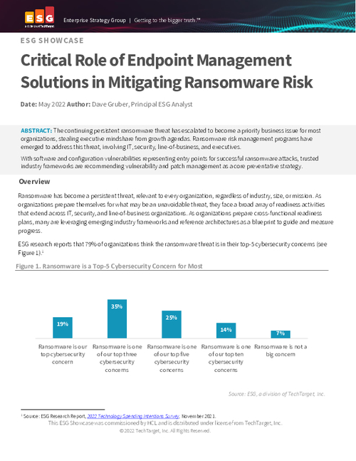 Nist Ransomware Tips Ransomware Preparedness: The Critical Roles of Endpoint Management ...