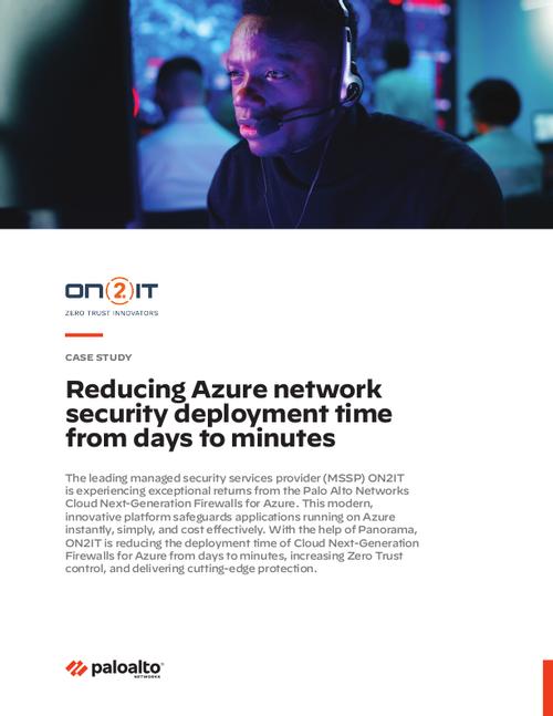 On Time Securing Reducing Azure network security deployment time from days to minutes