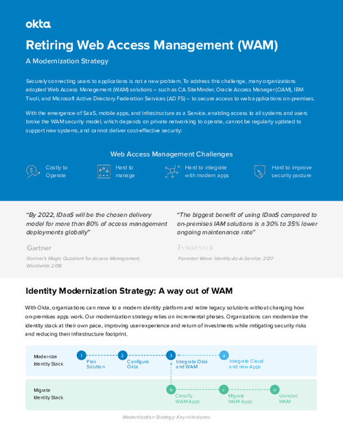 Retiring Web Access Management (WAM) - BankInfoSecurity