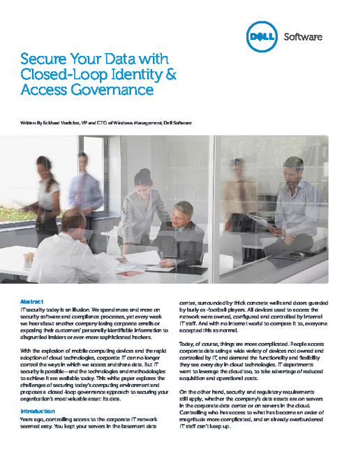 Secure Your Data with Closed-Loop Identity & Access Governance