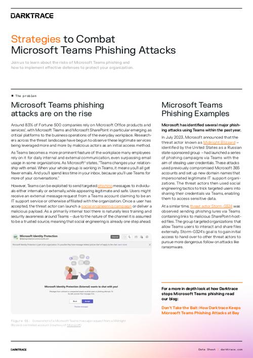 Strategies to Combat Microsoft Teams Phishing Attacks