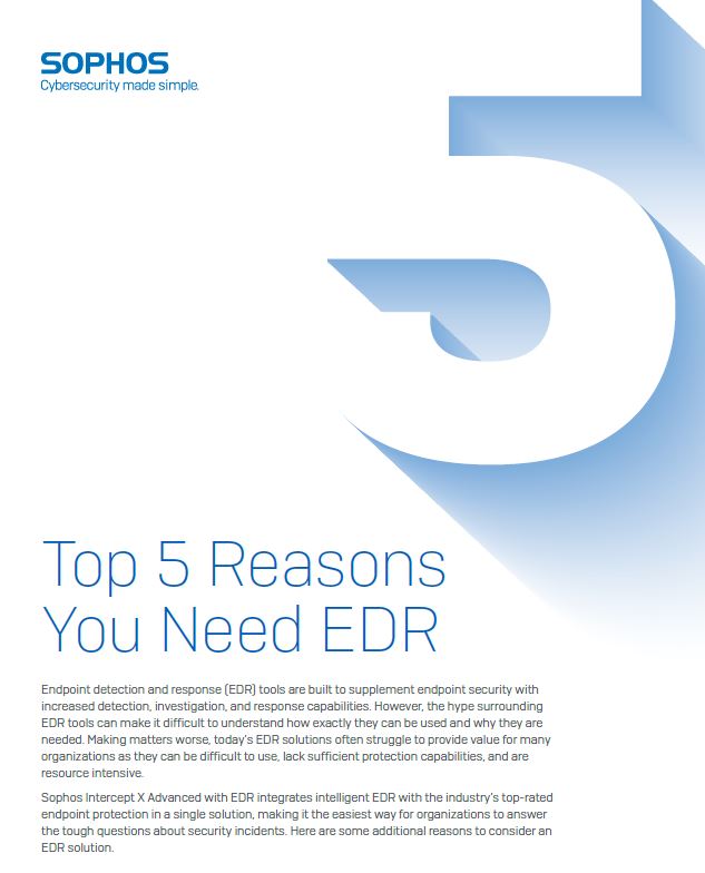 Top 5 Reasons You Need EDR - BankInfoSecurity