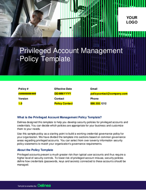 Unlock the Power of Privileged Account Management (PAM) Policies