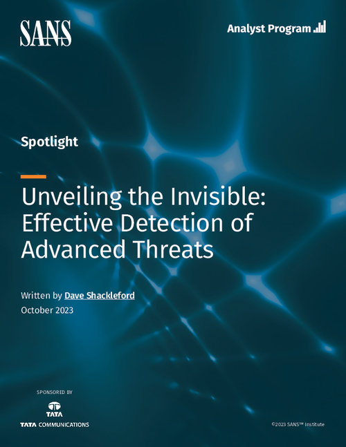 Unveiling the Invisible: Effective Detection of Advanced Threats