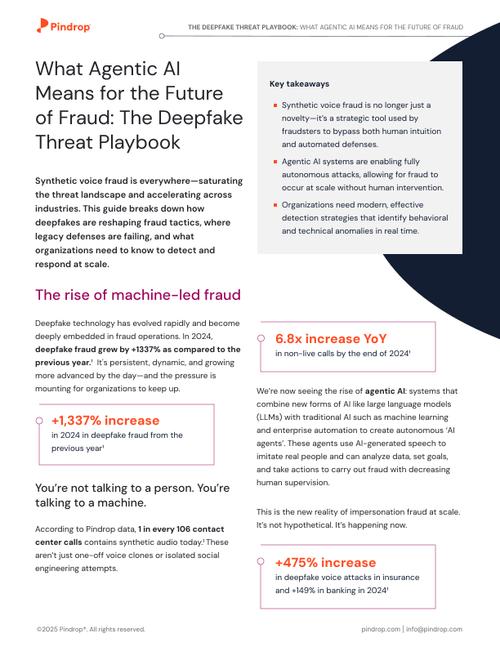 What Agentic AI Means for the Future of Fraud: The Deepfake Threat Playbook